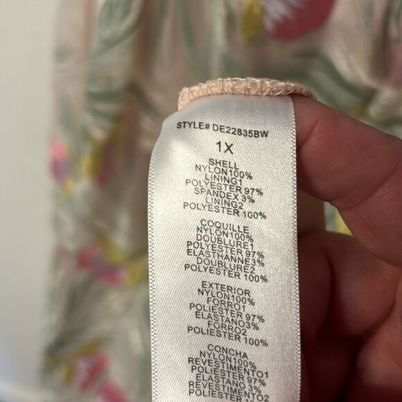 Harlyn Modcloth Floral Embroidered Midi Dress 1X - Picture 3 of 7